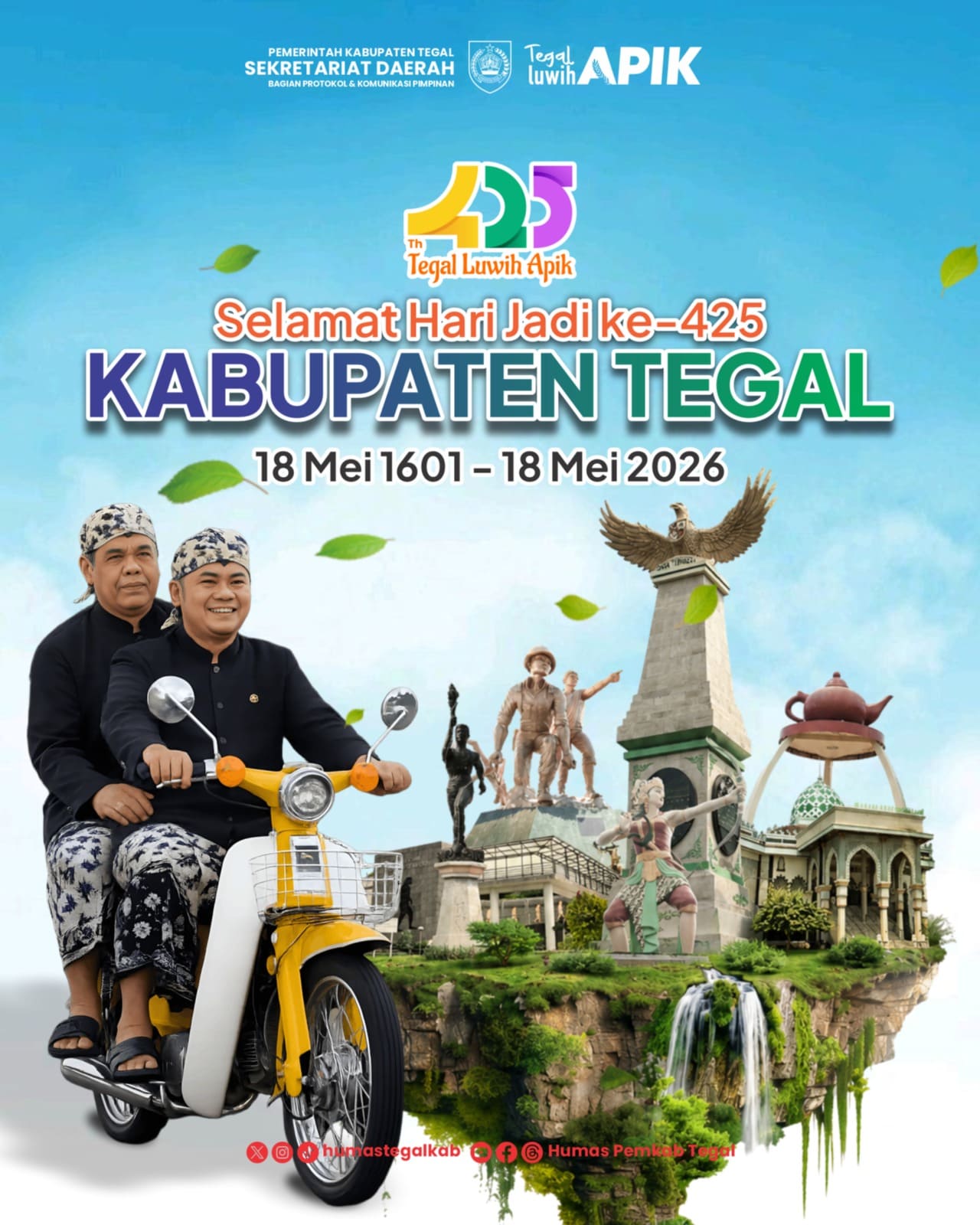 Thumbnail Ucapan Selamat Hari Jadi ke 425 Kabupaten Tegal oleh Pemerintah Kabupaten Tegal