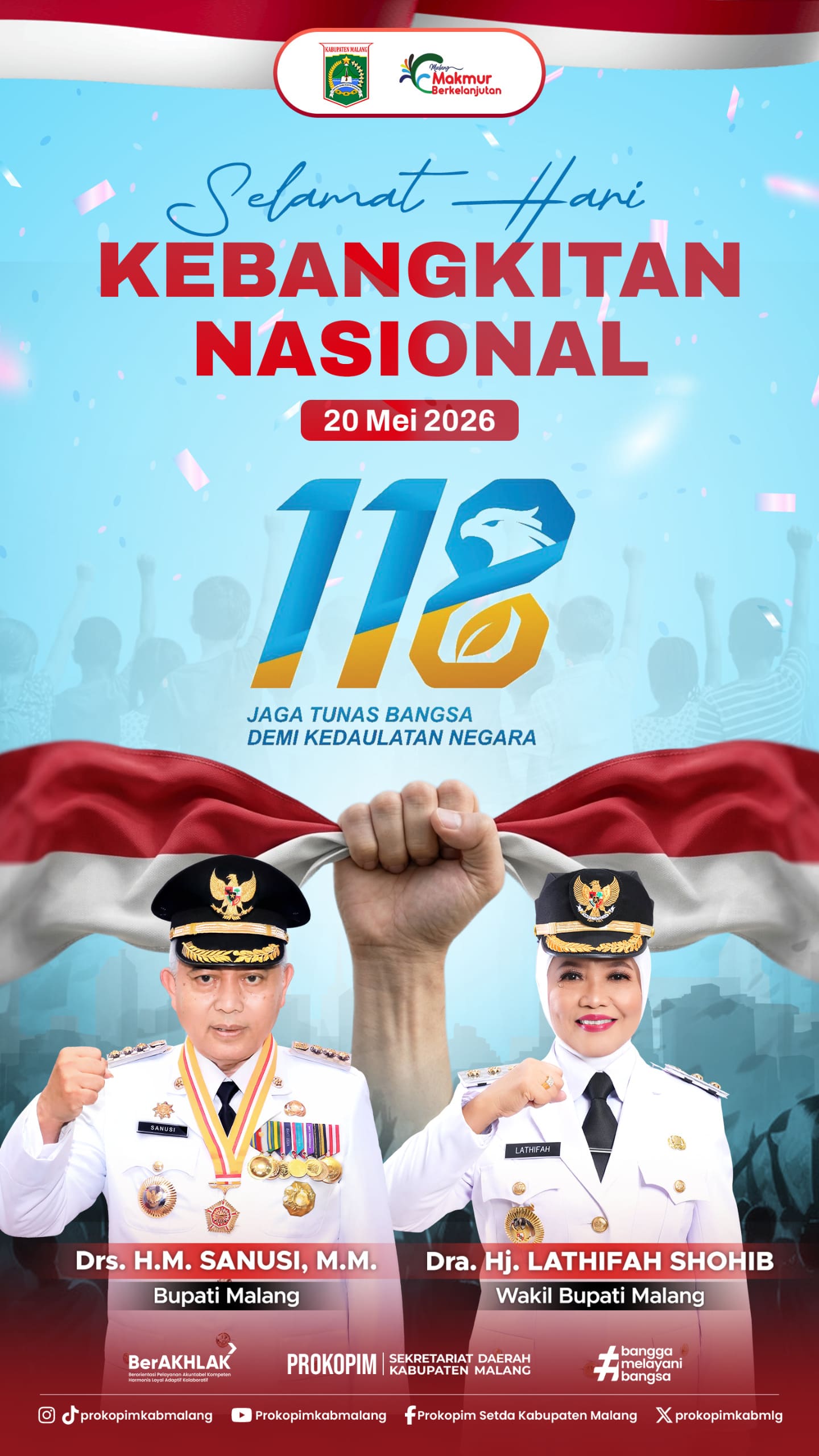 Thumbnail Ucapan Selamat Hari Kebangkitan Nasional oleh Bupati dan Wakil Bupati Malang