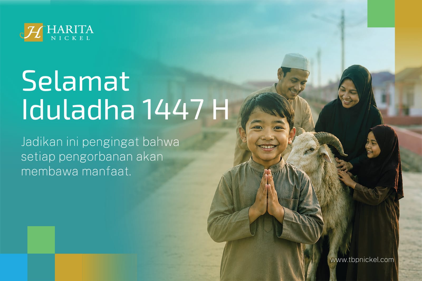 Thumbnail Ucapan Selamat Hari Raya Idul Adha 1447H oleh Harita Nickel
