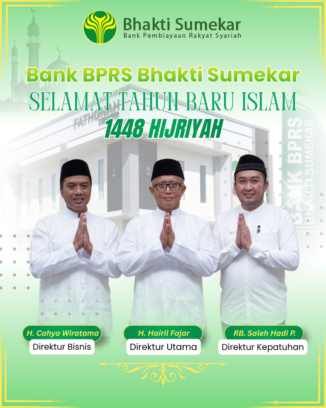 Ucapan Selamat Tahun Baru Islam  1447H oleh Bank BPRS Bhakti Sumekar