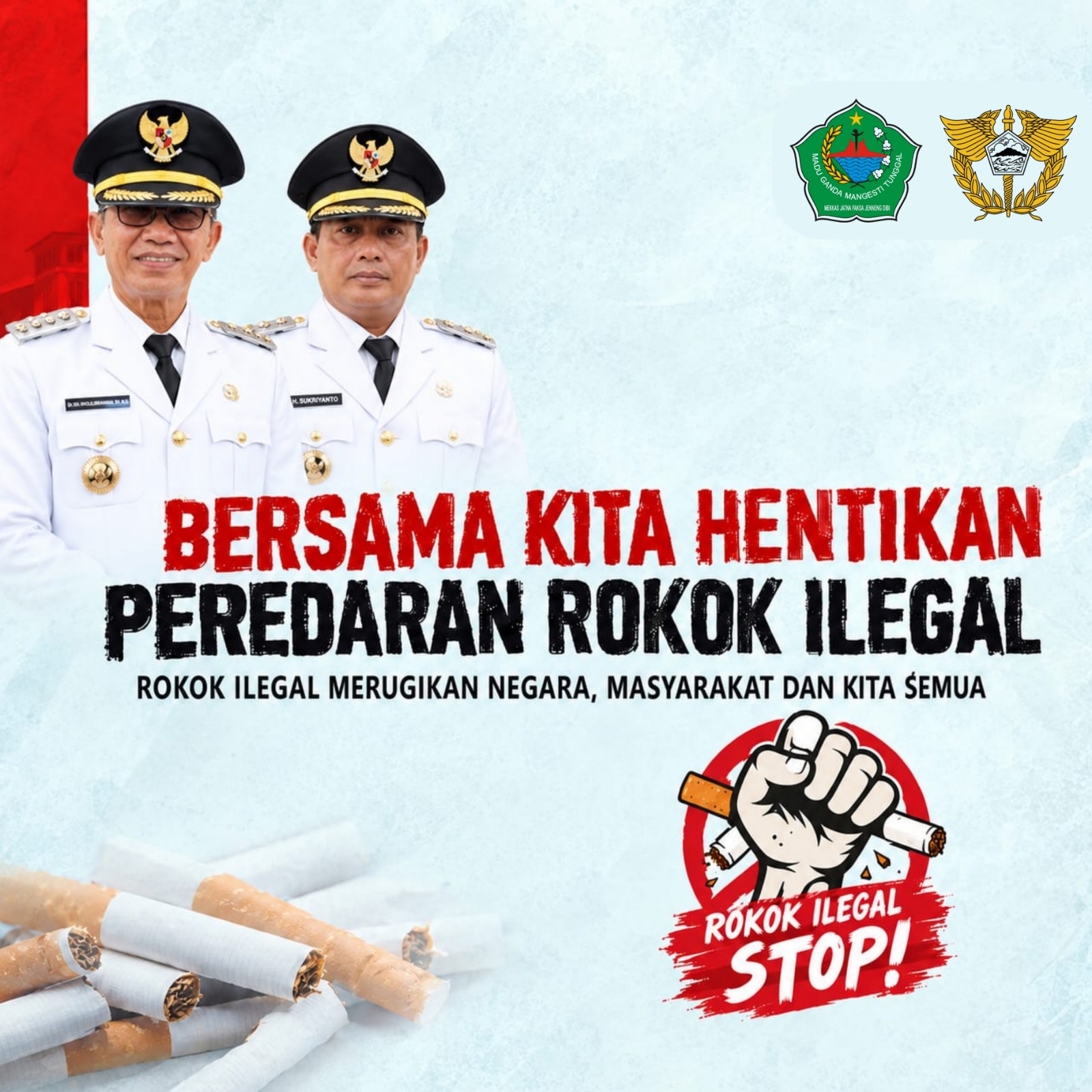 Penayangan Gempur Rokok Ilegal oleh Diskominfo Kabupaten Pamekasan pada 15 Oktober 2026