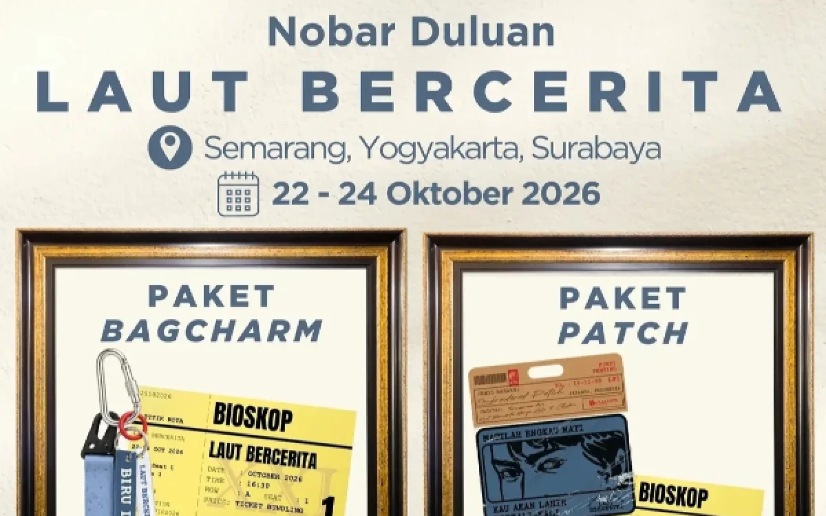 Thumbnail Berita - ”Laut Bercerita” Hadir Lebih Awal di 3 Kota! Hasil Penjualan Tiket Akan Disumbangkan ke Lembaga HAM Indonesia