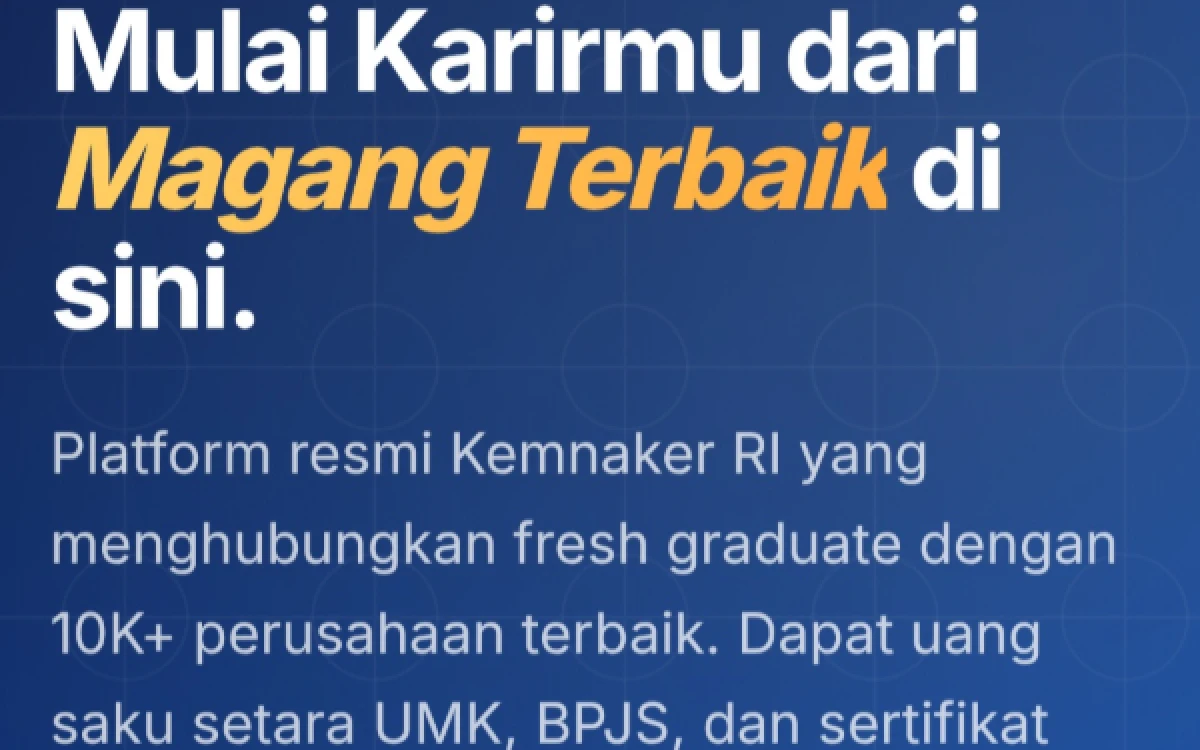 Thumbnail Berita - Kesempatan Emas! Magang Nasional Batch 4 Siap Tampung 150 Ribu Peserta, Persiapkan Diri Kalian