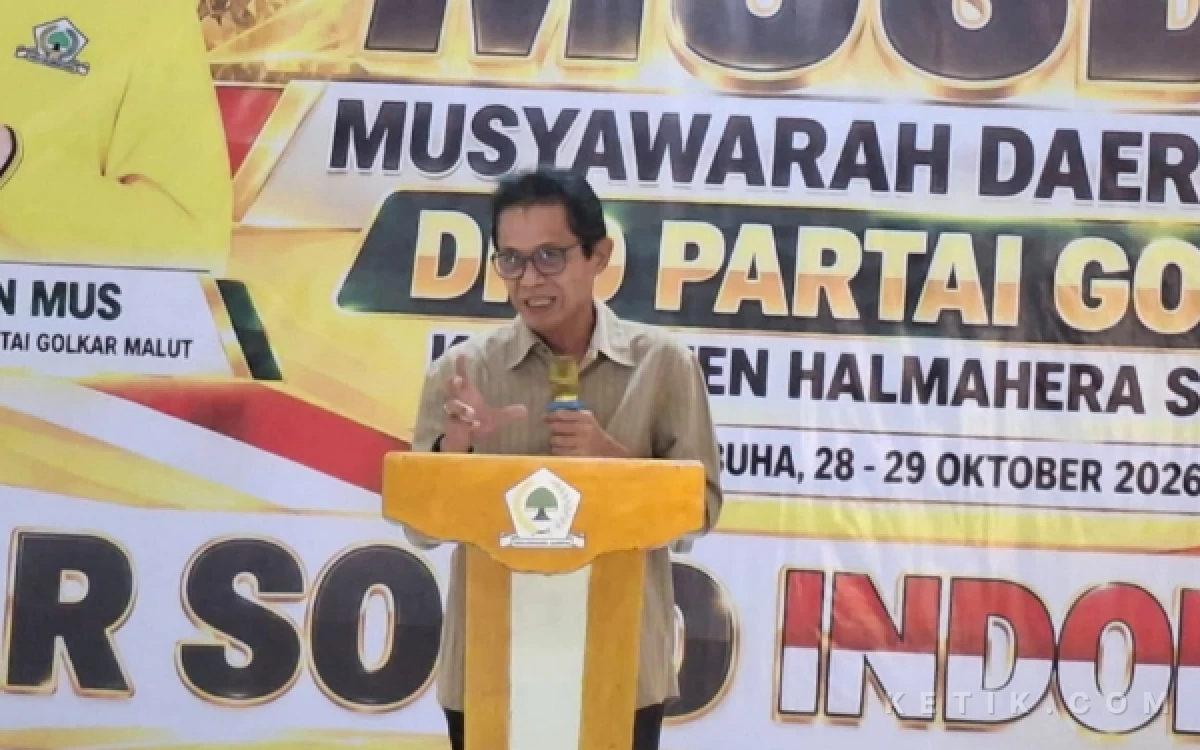 Di Musda Golkar, Wabup Halsel Minta Rivalitas Politik Tetap Produktif