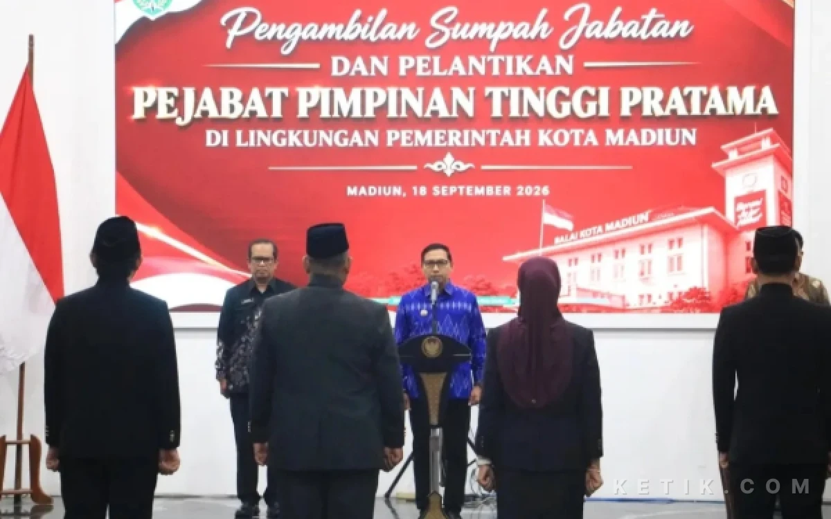 Thumbnail Berita - Pemkot Madiun Lantik Enam Pejabat Jabatan Pimpinan Tinggi Pratama, Berikut Daftarnya!