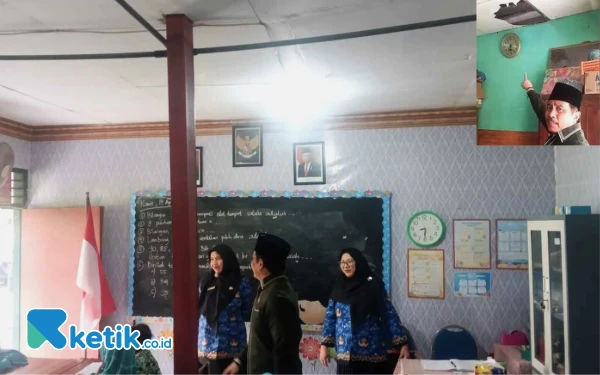 Thumbnail DPRD Sidoarjo Sidak Sekolah Rusak, Atap Kelas SDN Keret Miring Dimakan Rayap