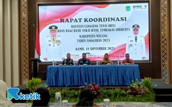 Thumbnail Gelar Rakor, Dinsos Kabupaten Malang Pastikan Penerima BLT DBHCHT Sebesar 43.231 Orang