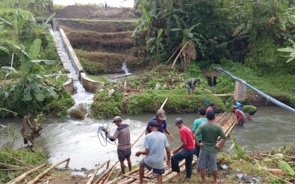 Kodim 0732/Sleman Garap Jembatan Gantung Garuda di Sungai Krusuk, Target Pertama dari 30 Lokasi
