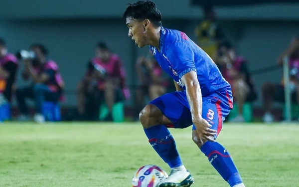 Thumbnail Gol Tunggal Arkhan Fikri Antar Arema FC Bekuk Persis Solo di Kandangnya