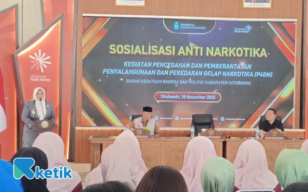 Thumbnail Berita - Sosialisasi Narkotika, Ini Pesan Wabup Situbondo kepada Kelompok Organisasi Wanita