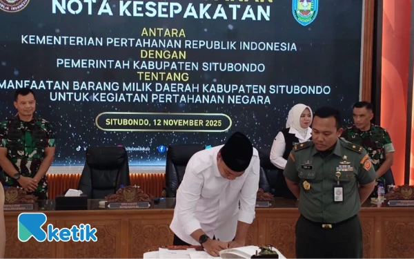 Thumbnail Berita - Menhan RI dan Pemkab Situbondo TandaTangani MoU Kegiatan Pertahanan Negara