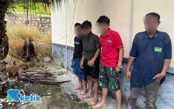 Thumbnail Berita - Polres Abdya Tangkap Komplotan Pencuri Ternak, Kambing dan Sapi Jadi Barang Bukti