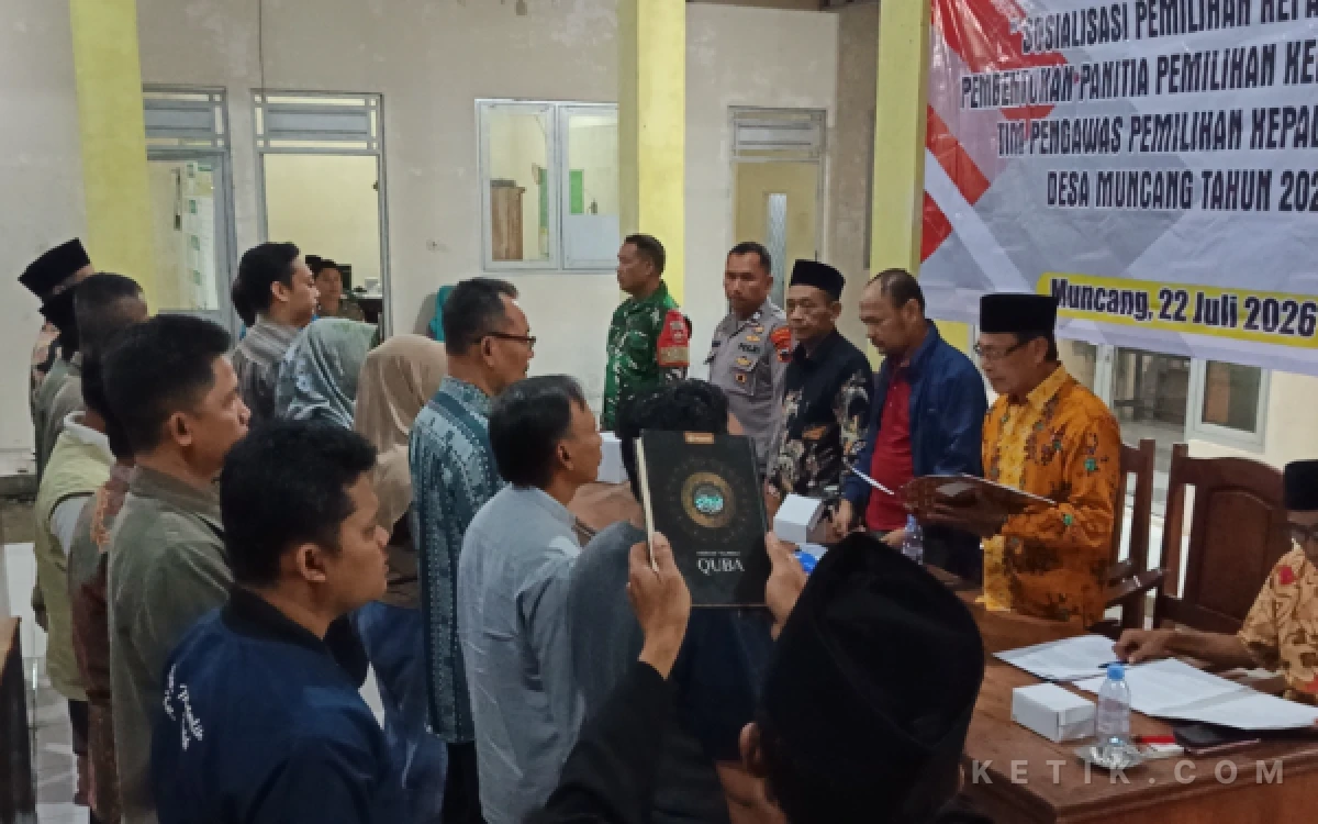 Thumbnail Berita - Panitia dan Tim Pengawas Pilkades Muncang Terbentuk, Camat Bodeh Pemalang: Tidak Netral Akan Dicopot