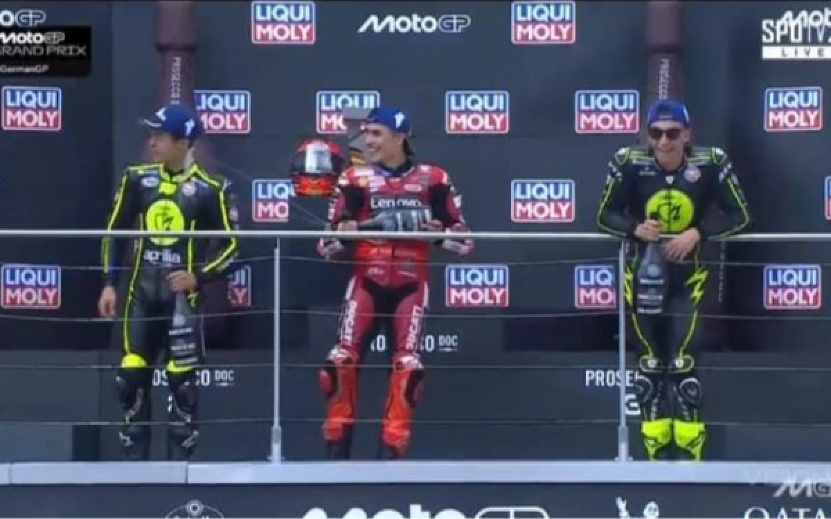 Thumbnail Berita - Dominasi Marc Marquez di Sachsenring Berlanjut, Trackhouse Kejutkan dengan Double Podium