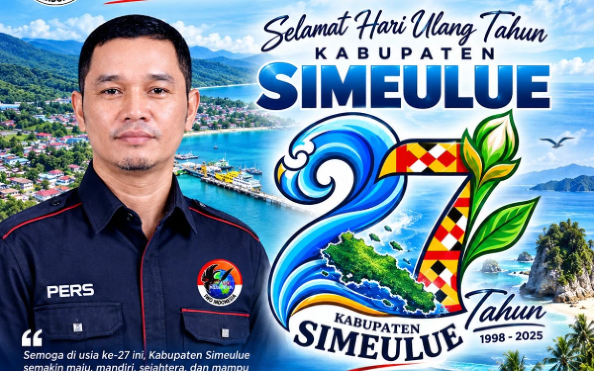 Thumbnail Berita - HUT ke-27 Simeulue, IWO Indonesia Soroti Tak Adanya Iklan Ucapan Pemkab di Media Lokal