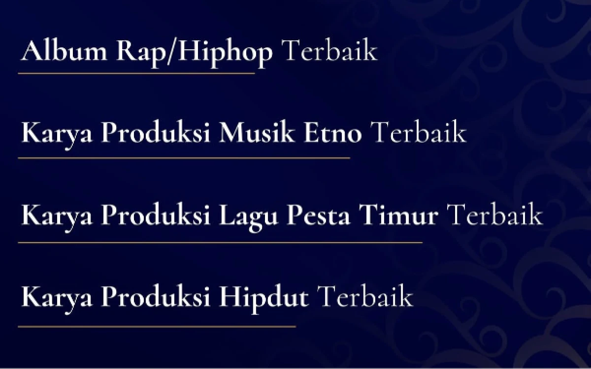 Foto 4 kategori baru yang ditambahkan dalam 29th AMI Awards 2026 (Tangkap layar Instagram @amiawards)