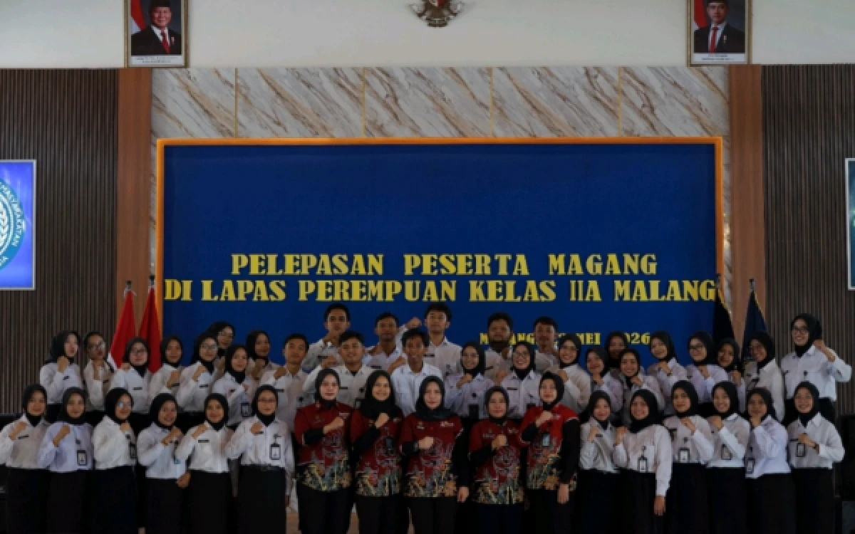 Thumbnail Berita - Lapas Perempuan Malang Lepas 40 Peserta Magang, Inovasi SI GAWAI Jadi Sorotan