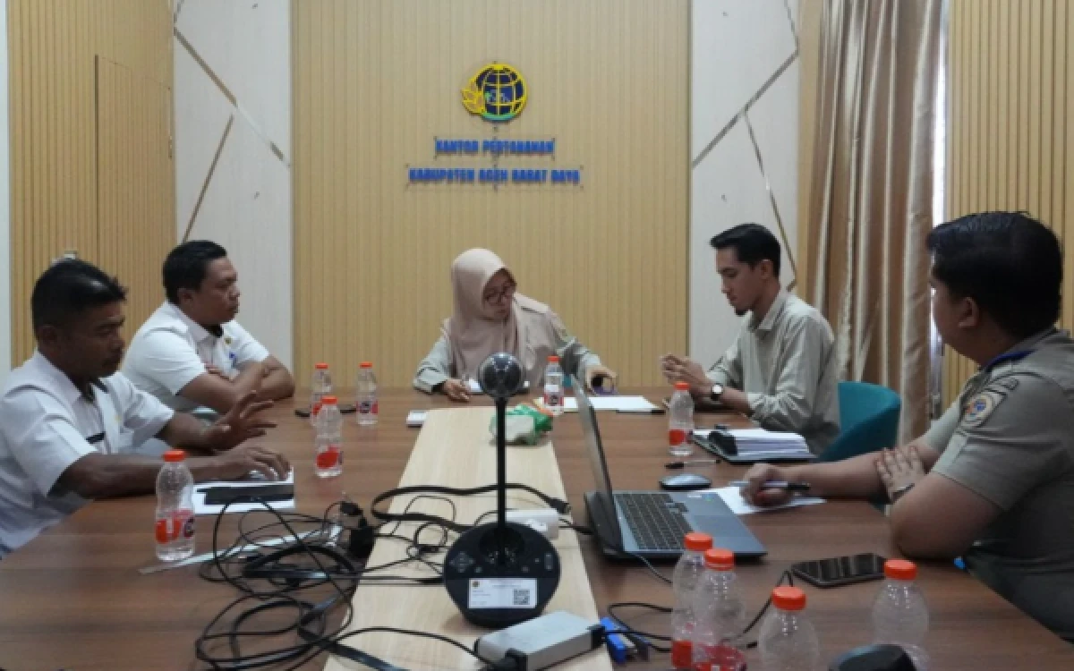Kantah Abdya Percepat Penertiban Administrasi dan Berikan Kepastian Hukum Aset Pemkab