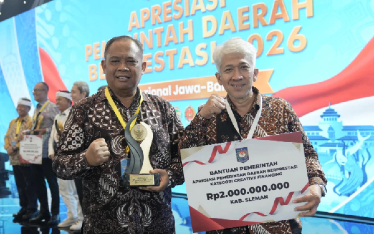 Thumbnail Berita - Sleman Sabet Peringkat Kedua Creative Financing, Bupati Harda Kiswaya: Momentum Menuju Mandiri Secara Keuangan