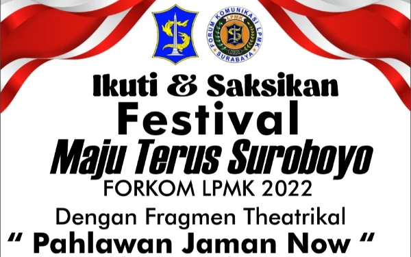 Thumbnail Meriah, Festival Maju Terus Suroboyo Suguhkan Teatrikal Pahlawan Jaman Now