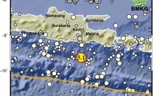 Malang Diguncang Gempa Magnitudo 5,1