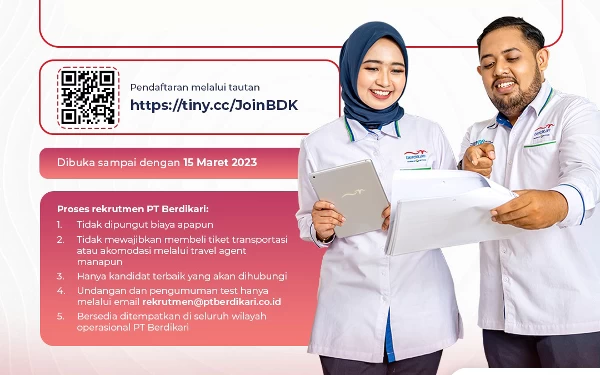 Thumbnail Info Rekrutmen BUMN, PT Berdikari Buka Loker untuk 4 Posisi