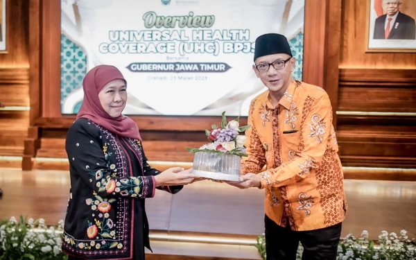 Plh Bupati Jember Hadiri Rakor UHC Se-Jawa Timur