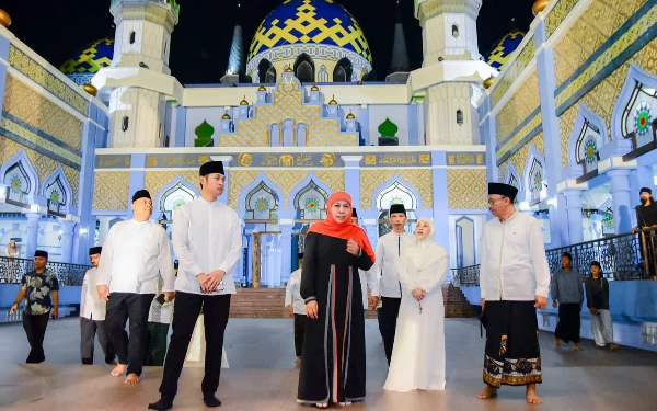 Safari Ramadan ke Tuban, Khofifah Sebut Sunan Bonang Simbol Toleransi Beragama