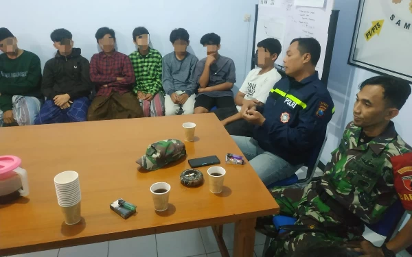 Viral Aksi Prank Pocong di Kuburan, Puluhan Bocil Diamankan Polisi