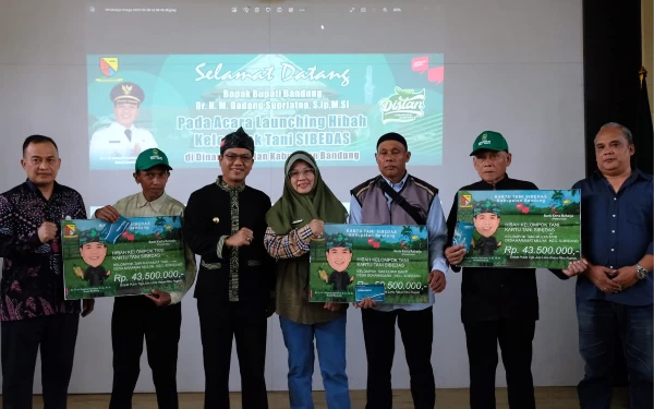 Bupati Bandung Launching Hibah Rp25 Miliar untuk Petani