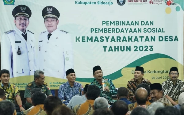 Desa Jadi Ujung Tombak Pembangunan, Gus Muhdlor: Kuncinya Kerukunan Warga