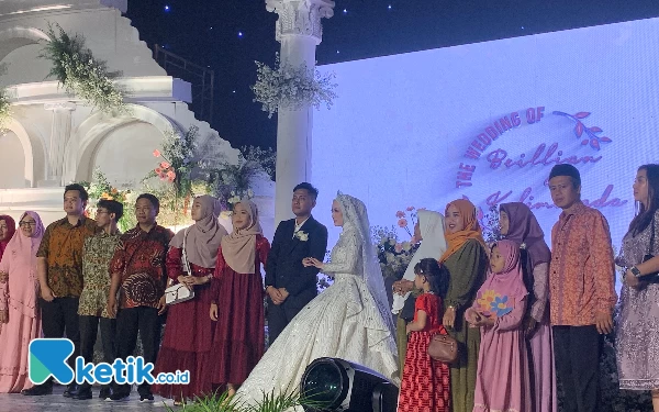 Dua  Pengusaha di Blitar Besanan, Gelar Pesta Pernikahan Akbar