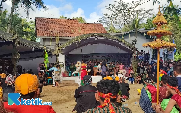 Kepala Kambing Menjadi Tumbal Penolak Bala pada Ritual Adat Pacitan
