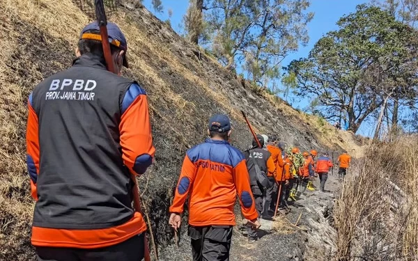 BPBD Jatim Optimalkan Penanganan Karhutla Gunung Bromo Melalui Jalur Darat