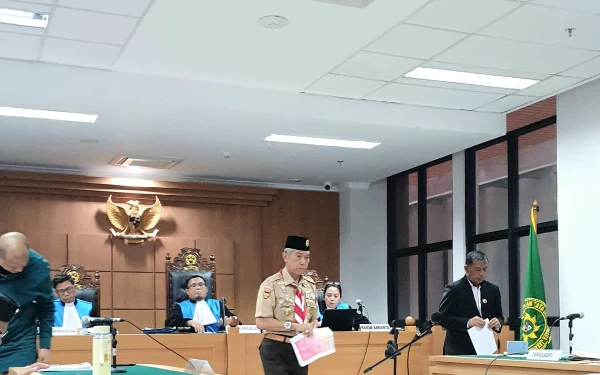 Thumbnail Pengurus yang Diberhentikan Ragukan Kesaksian Sekjen Kwarnas di Sidang PTUN