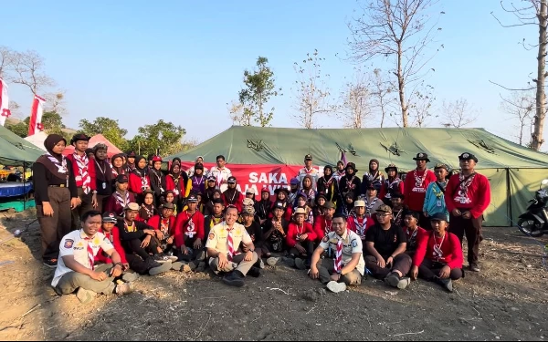 Satpol PP Jatim Perkenalkan Rintisan Saka Praja Wibawa di Jambore Daerah 2023