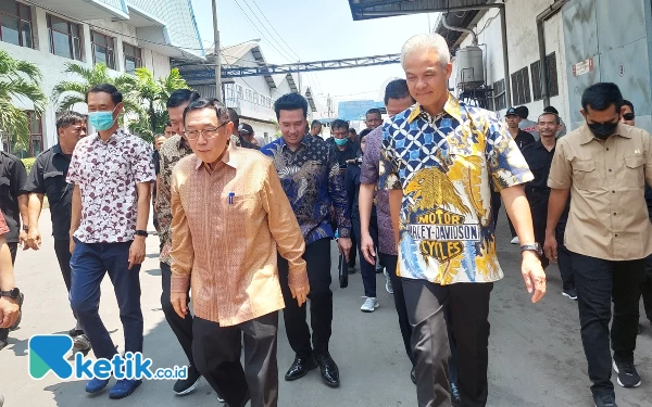 Kunjungi Pabrik Maspion, Ganjar Kagum dengan Kualitas Produk Dalam Negeri