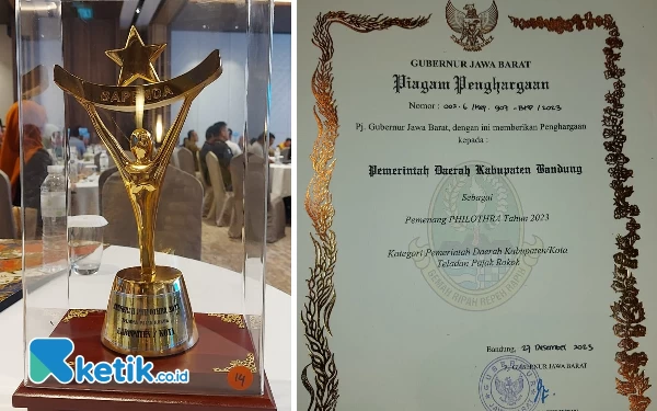 Thumbnail Jadi Teladan Pajak Rokok, Pemkab Bandung Raih Anugerah Philothra