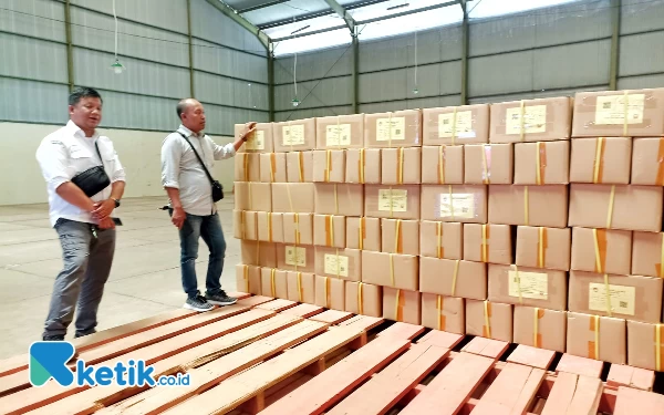 Thumbnail Berita - KPU Bondowoso Baru Terima Logistik Surat Suara untuk DPR RI