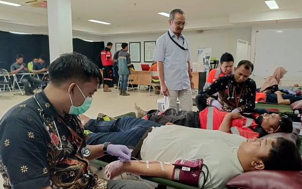Gandeng PMI, SBI Tuban Peringati Bulan K3 Nasional dengan Gelar Donor Darah