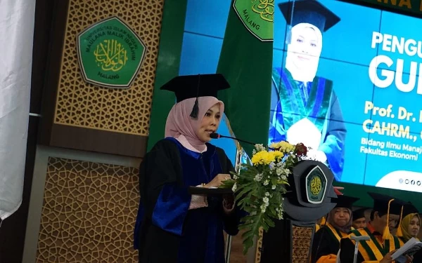 Thumbnail Gubes UIN Malang, Ilfi Nur Diana Dinobatkan sebagai Perempuan Inspiratif 2024