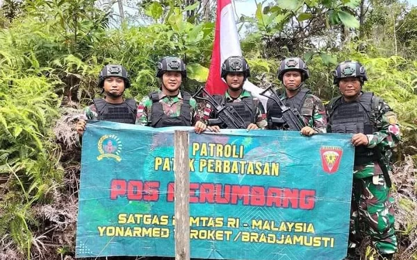Tak Sejengkalpun Boleh Bergeser, Kisah Patriotik Prajurit TNI Jaga Perbatasan Indonesia-Malaysia