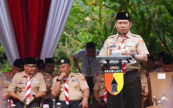 Thumbnail Buka Perkemahan Pramuka SWK di Kota Batu, Begini Harapan Pangdam V Brawijaya