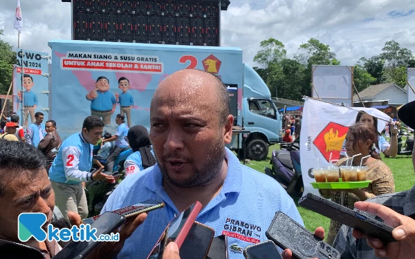 Goyang Gemoy, Ketua DPC Partai Gerindra Kabupaten Blitar : Prabowo-Gibran Satu Putaran