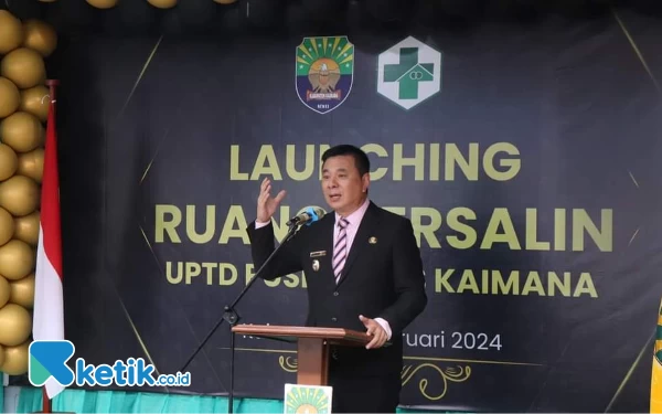 Resmikan Ruang Bersalin, Bupati Kaimana Freddy Thie Ingatkan Nakes Optimalkan Pelayanan Kesehatan