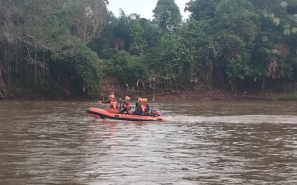 Tim SAR Gabungan Masih Terus Cari Pete yang Tenggelam di Sungai Rupit