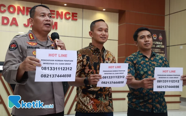 Polda Jatim Buka Hotline Bagi Korban Penipuan Investasi CV Cuan Group
