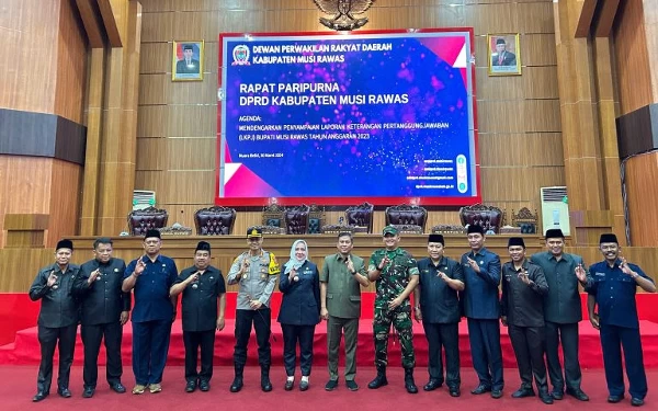 DPRD Musi Rawas Dengarkan LKPJ Bupati