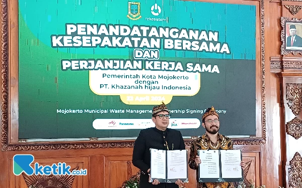 Thumbnail Berita - Kota Mojokerto Hasilkan Sampah 82 Ton per Hari, Pemkot Gandeng Rekosistem untuk Atasi