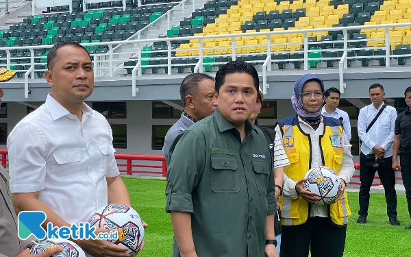 Thumbnail Berita - Erick Thohir Siap Lepas Jabatan Ketua Komite Wasit PSSI setelah Ditegur FIFA